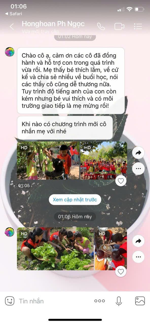Phụ huynh phản hồi tích cực sau chương trình ngoại khóa của Rex
